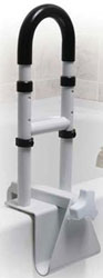 Adjustable Height Bathtub Grab Bar Safety Rail