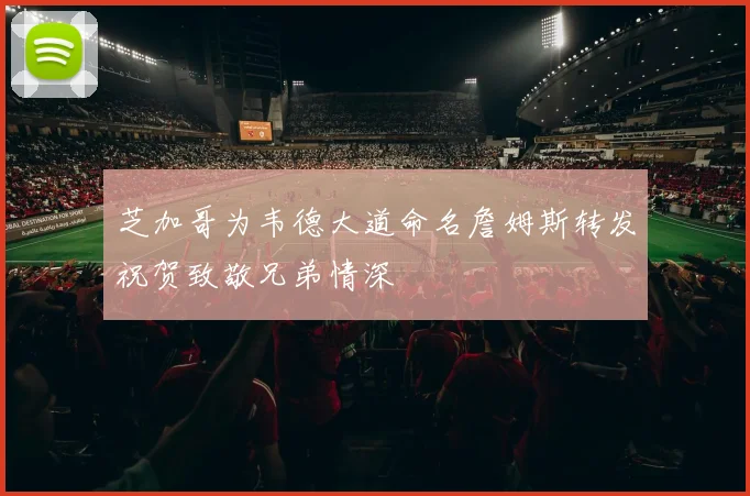 芝加哥为韦德大道命名詹姆斯转发祝贺致敬兄弟情深